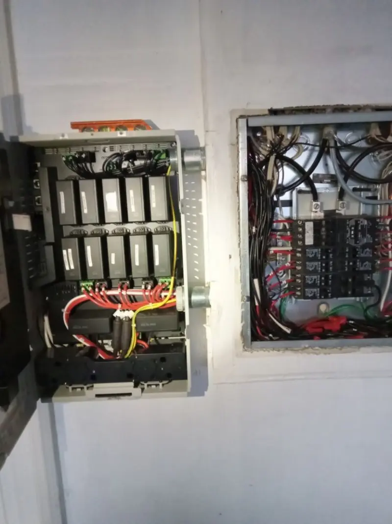 Electrical panel upgrade completed for Ring Doorbell Installation in Carmi